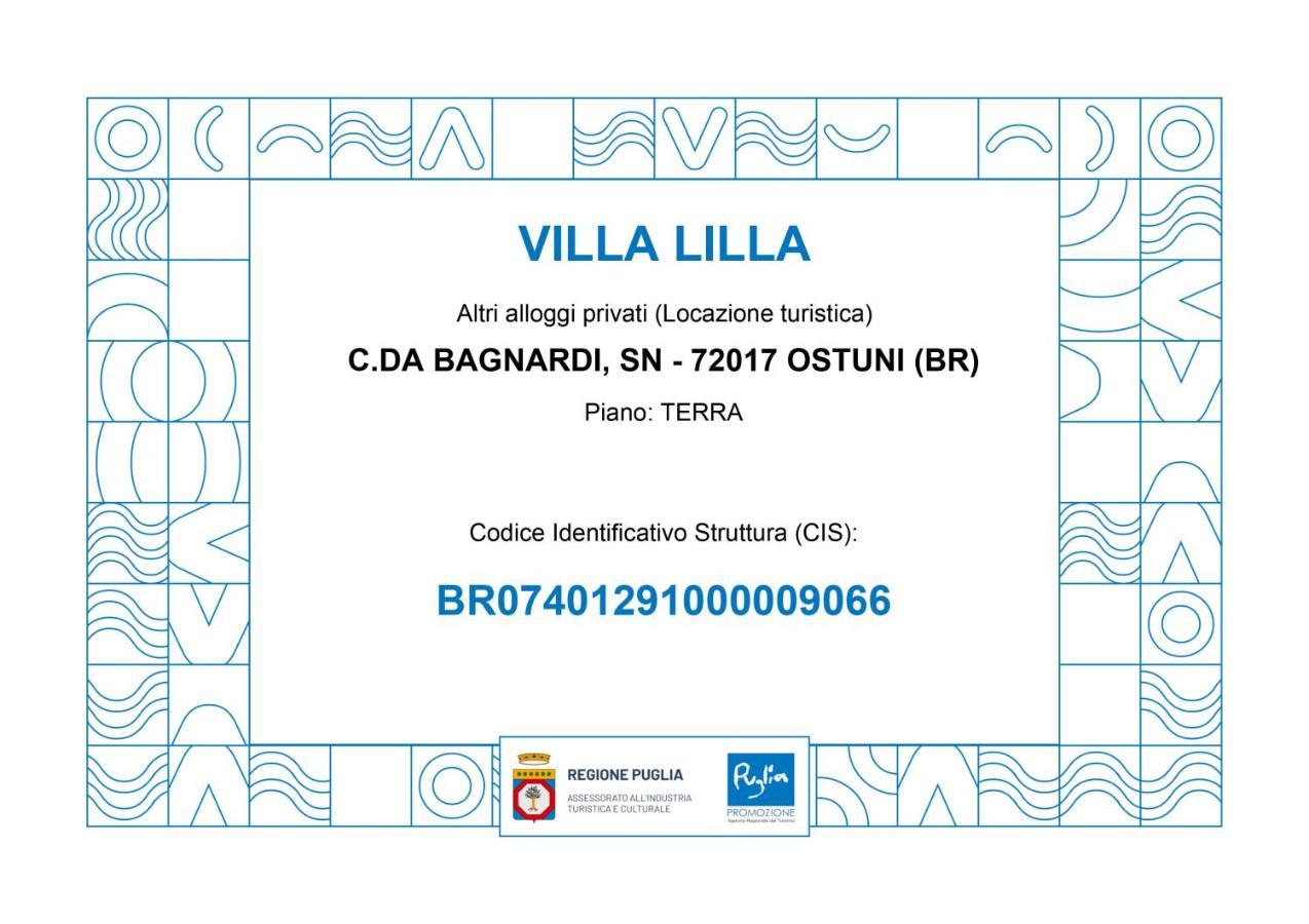 Villa Lilla Ostuni Exterior foto